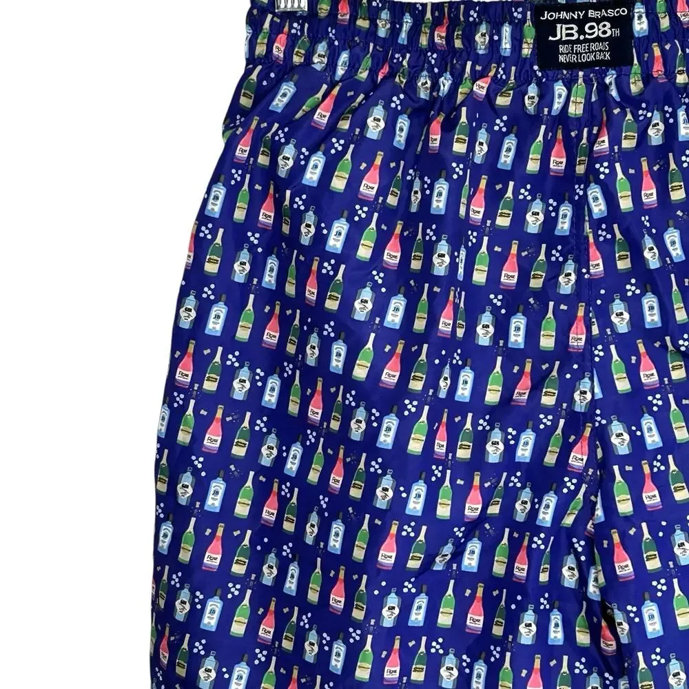 Johnny Brasco Cocktail‎ Swim Shorts Trunks Happy Hour Mens Large Party Vegas